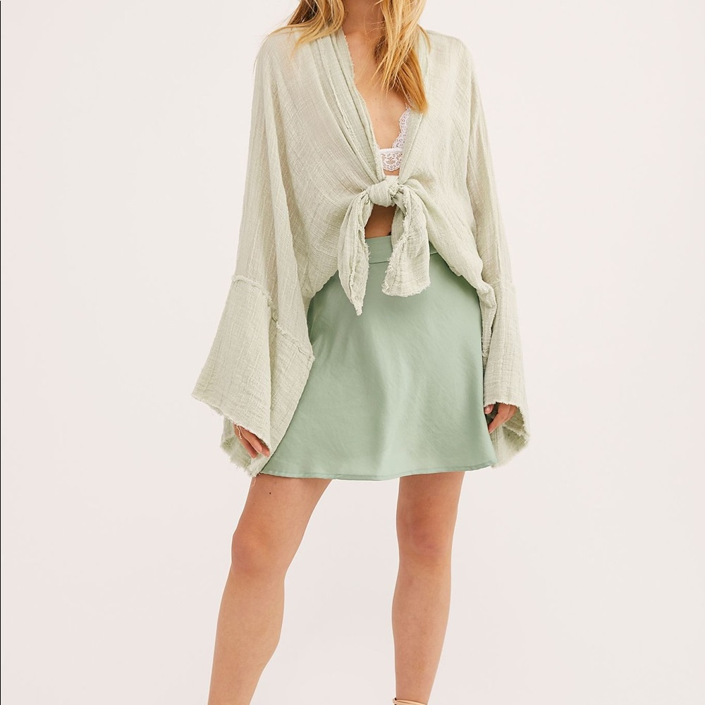 Free People boho kimono top